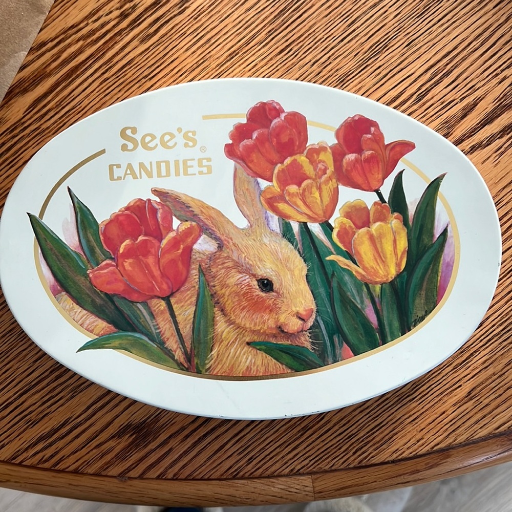 Vintage Sees Candy Tin